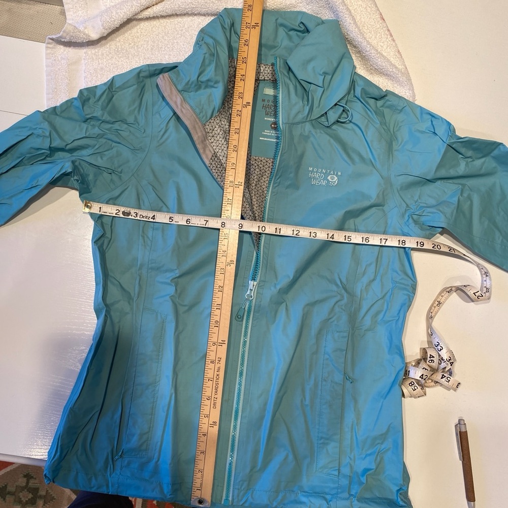 Mountain Hardware Rain Shell M Euc Green - image 2